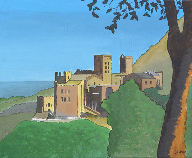 Sant Pere de Rodes Acrylic Canvas Landscaping