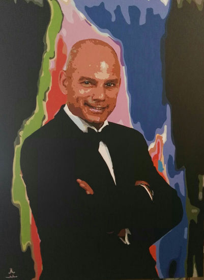 Frank Camelot Acrylic Canvas Portrait