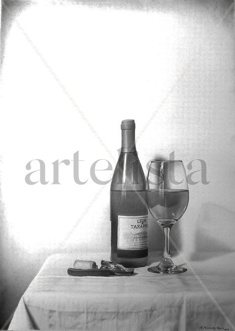 Bodegon de vino blanco
