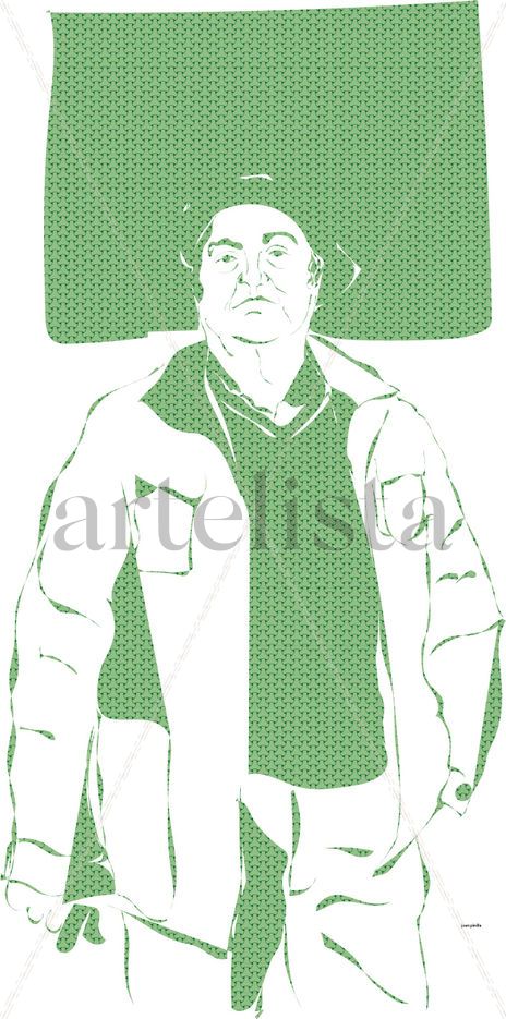 Autoretrato en verde