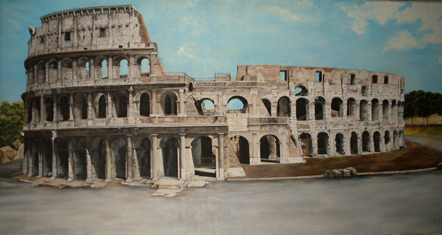 Coliseo Oil Canvas Portrait