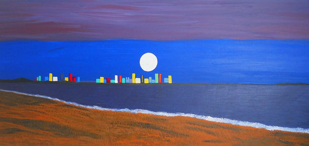 Punta Ballena Acrylic Canvas Landscaping