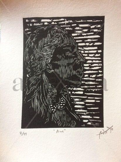 Aire Linocut