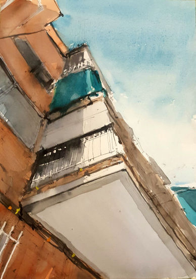 Madrid 3 Watercolour Paper Landscaping