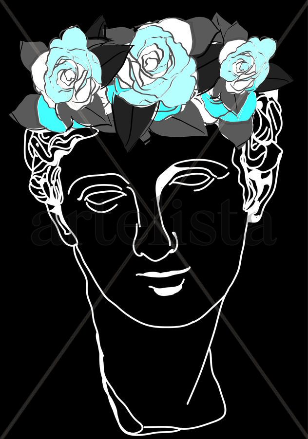 Retrato digital, escultura griega