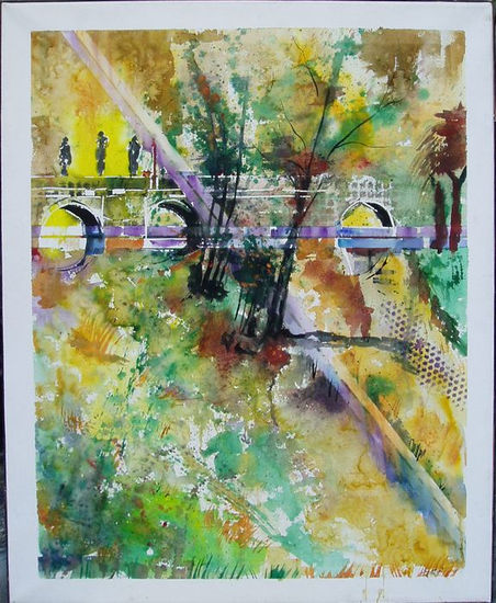 Puente  del  Cid (Burgos (España) Watercolour Paper Landscaping