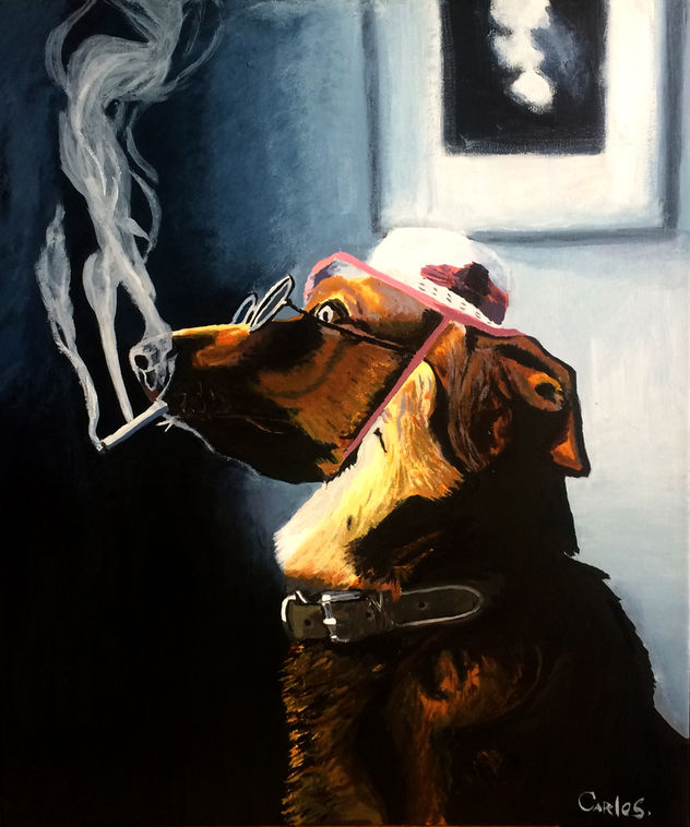 perro reflexivo