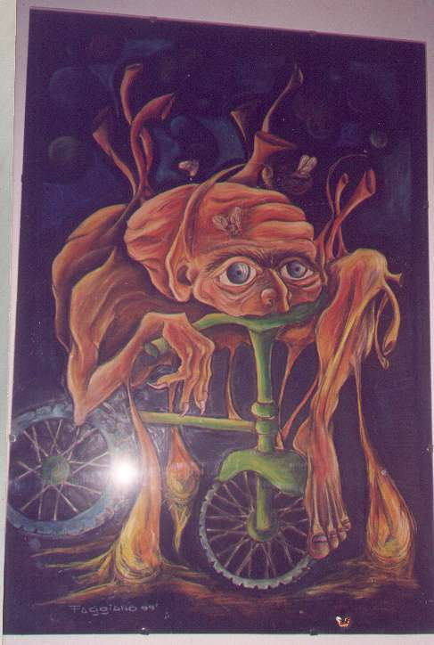 duende en triciclo