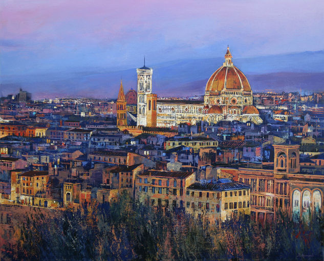 Florence Oil Canvas Landscaping