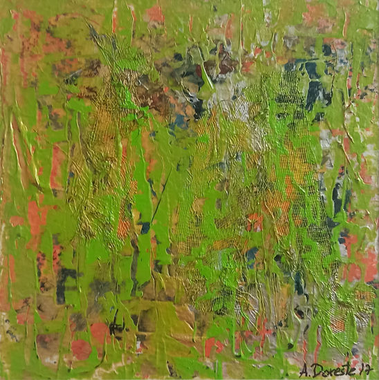 Ecos del bosque dorado Mixed media Paper Others