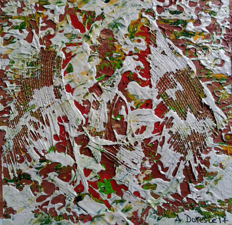 Texturas en rojo y...