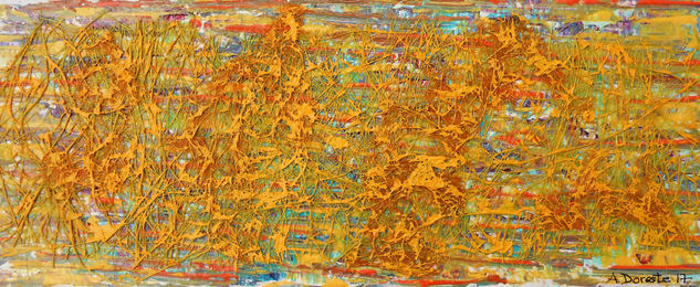 Sinfonía en amarillo Mixed media Canvas Others