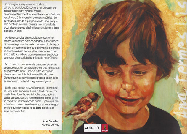 Invitación inauguración Ana Termes . Alcaldia de Vigo