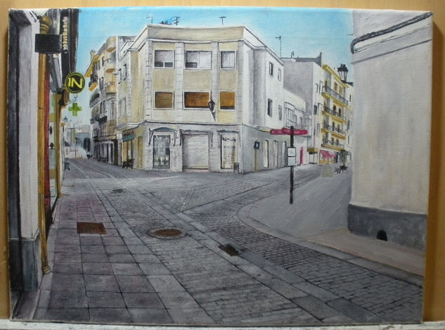 Calle la Vega Óleo Lienzo Otros