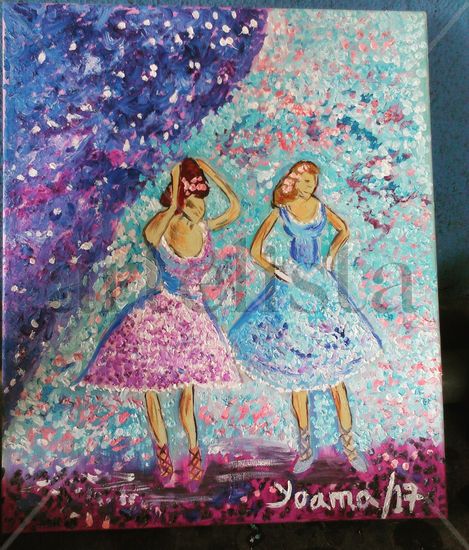 bailarinas Oil Canvas Figure Painting