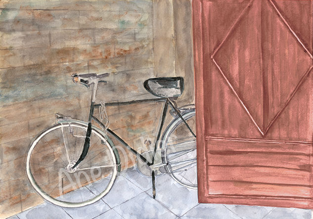 Bici plata Oil Canvas Still Life Paintings