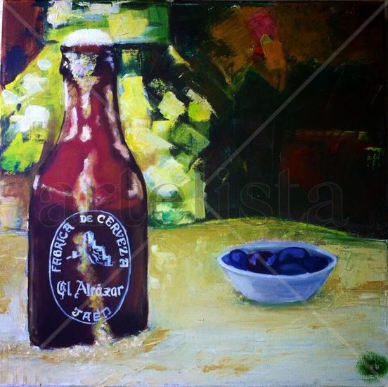 Tapeo en Jaén Oil Canvas Still Life Paintings