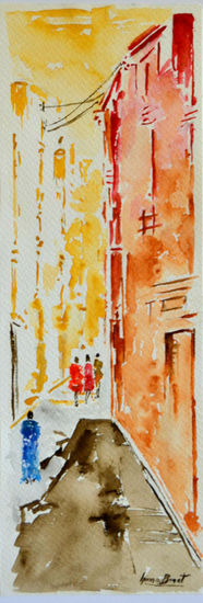 CARRER DE VIC -1 Watercolour Card Others