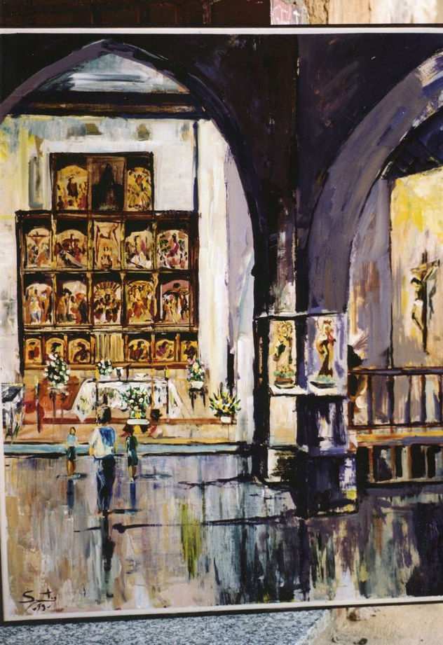Interior  de la Iglesia Valdescorrilel   (Zamora) Primer Premio 1993