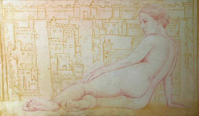 Dona de Castelló Oil Canvas Nude Paintings