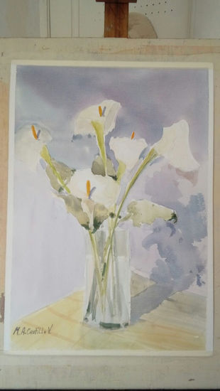 Calas Watercolour Paper Floral Painting