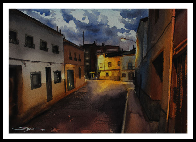 "Motilla del Palancar III" Watercolour Paper Landscaping