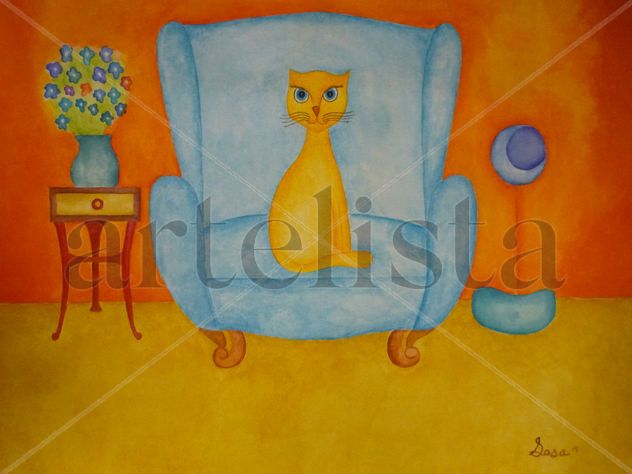 CAMILO EN SILLÓN AZUL