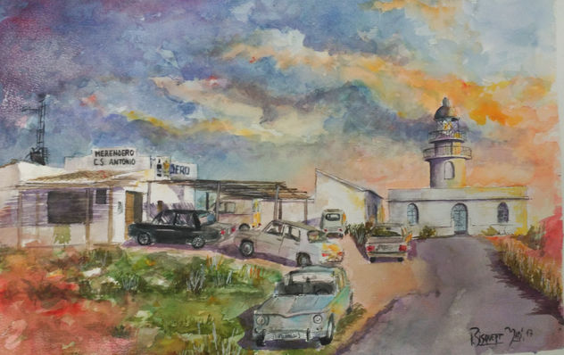 Faro Cabo San Antonio Xàbia. Años 70