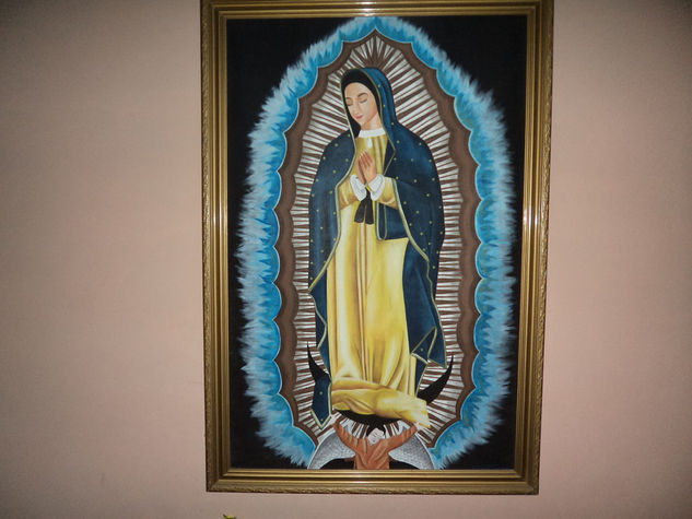 VIRGEN DE GUADALUPE Y ARGANGEL URIEL Acrylic Canvas Others