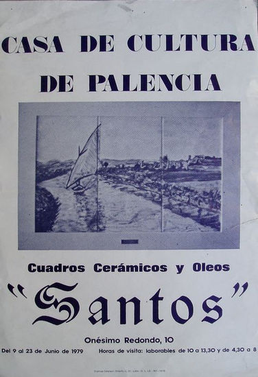 Cartel exposición   Casa Cultura Palencia 