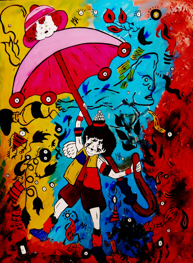 The boy, the dream and the umbrella