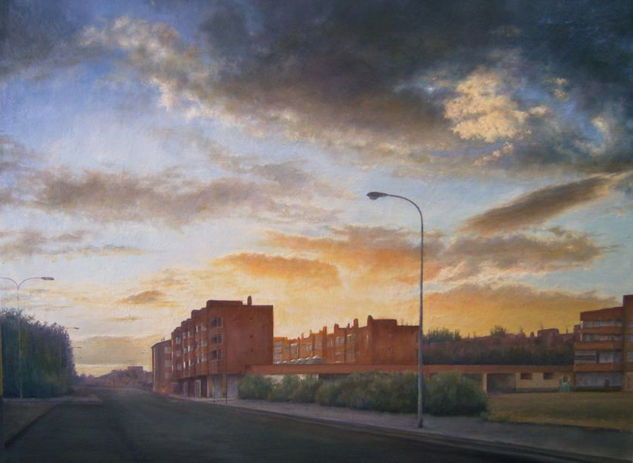 NUEVO ATARDECER Oil Panel Landscaping