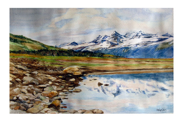 Lago Roca Watercolour Paper Landscaping