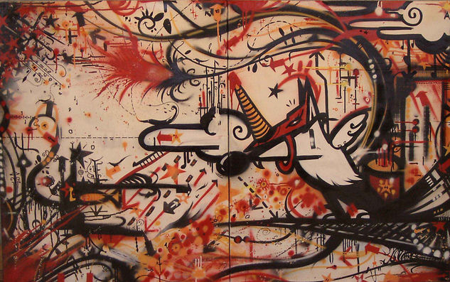 urban beat Mixed media Canvas Animals