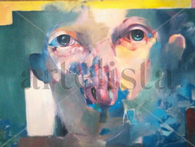 isachi1 Oil Canvas Portrait