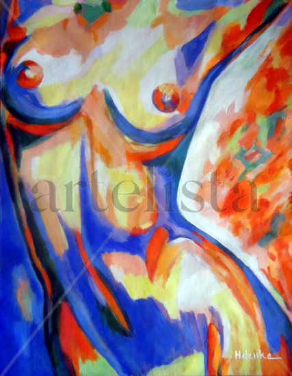 Free spirit Acrylic Canvas Nude Paintings