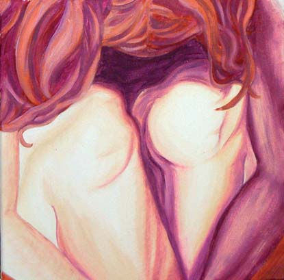 fragmentos III Oil Canvas Nude Paintings