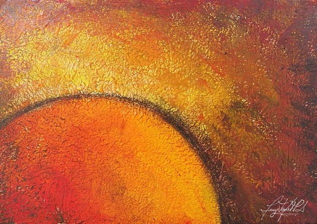 Sol Craquelado Acrylic Canvas Others