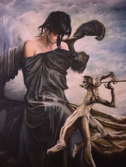 Guardiana de sueños Oil Canvas Figure Painting