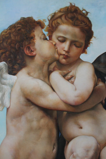 Cupido y Psiquis (Detalle) Óleo Lienzo Figura