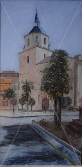 Daimiel Ciudad Real Oil Canvas Landscaping