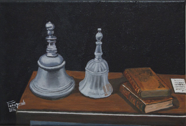 Viejas campanillas Oil Canvas Still Life Paintings