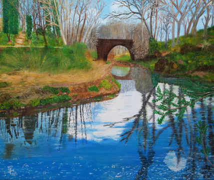 Río en calma