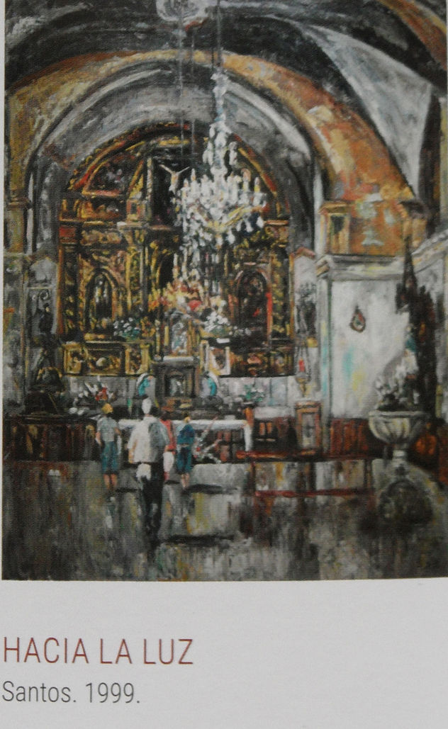 HACIA LA LUZ-CUADRO  EN EL MUSEO DE  LA CATEDRAL DE LEÓN