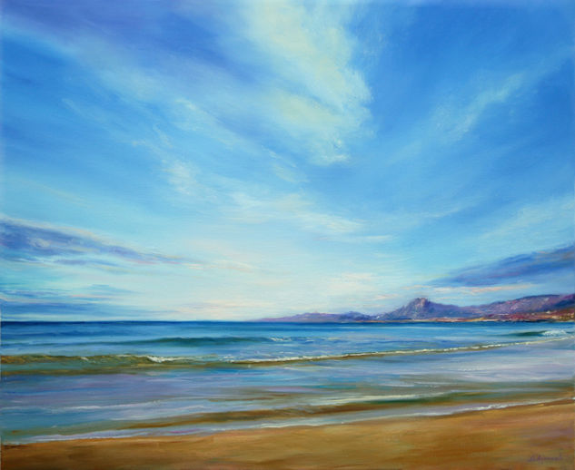 Summer Beach Oil Canvas Landscaping