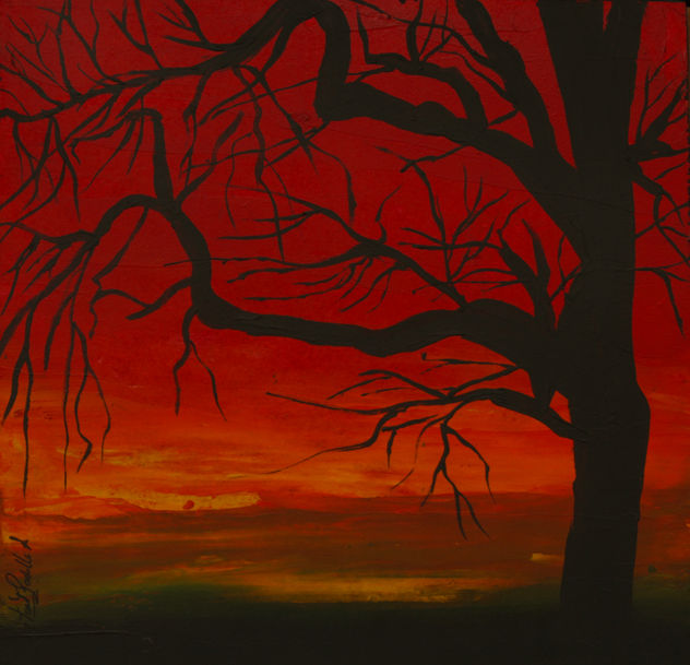rojo atardecer