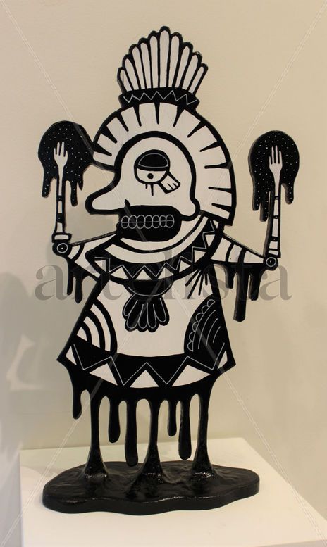 Hombre Azteca 3D