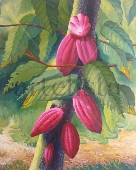 Cacao Criollo II Óleo Lienzo Paisaje