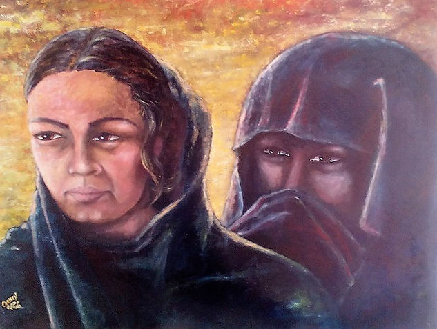 Desafío Oil Canvas Portrait