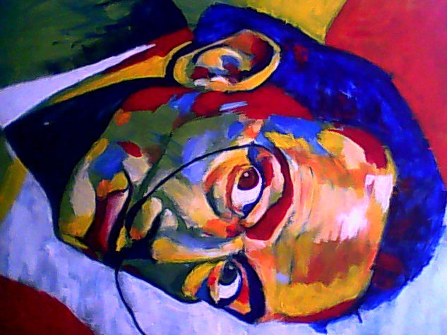 Dali Acrylic Canvas Portrait